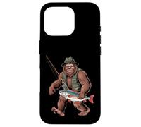 Trout Bigfoot Fisherman Walking Sasquatch Fishing Case for iPhone 16 Pro