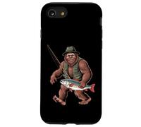 Trout Bigfoot Fisherman Walking Sasquatch Fishing Case for iPhone SE (2020) / 7/8