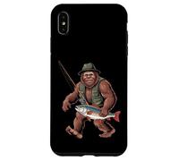 Trout Bigfoot Fisherman Walking Sasquatch Fishing Case for iPhone XS Max