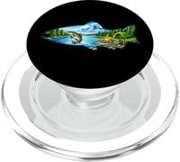 Trout Fish Nature Outdoor Forest Wildlife Fishing PopSockets PopGrip for MagSafe