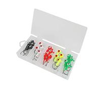 Trout Fishing Hook, Efficient Jig Head Fishing Hook with Realistic Eye Shape - Sturdy Versatile Fishing Lure for River Sea Bass Trout Catfish in Salt and Freshwater