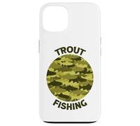 Trout Fishing Porthole Green Case for iPhone 13