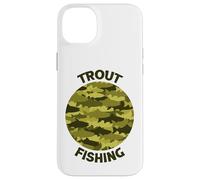 Trout Fishing Porthole Green Case for iPhone 14 Plus