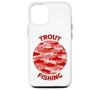 Trout Fishing Porthole Red Case for iPhone 12/12 Pro