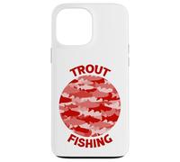 Trout Fishing Porthole Red Case for iPhone 13 Pro Max