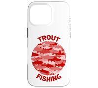 Trout Fishing Porthole Red Case for iPhone 16 Pro