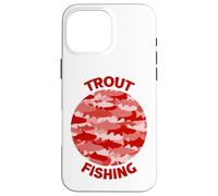 Trout Fishing Porthole Red Case for iPhone 16 Pro Max