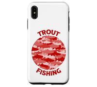 Trout Fishing Porthole Red Case for iPhone XS Max