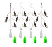 Trout Fly Bait, Artificial Fly Bait with Hooks - Launch Accessories Included Equipment for Streams Lakes Rivers Perch Pike Trout