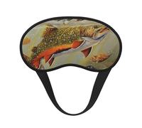 Trout Fly Fishing, Full Eye Covers Light Blocking Eye Masks Blackout Sleep Eye Muffs