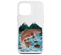 Trout, Fly Fishing, Mountain Stream, Angler, Leaping Fish Case for iPhone 13 Pro Max