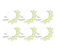 Trout Frame 6 Pieces Pre-Tied Realistic Luminescent