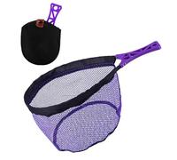 Trout Landing Net, Folding Landing Net with Ergonomic Handle - for Pond Lake River Sea Sea Saltwater Travel Boat Kayak Men Women Children Beginners Fishermen