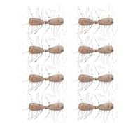 Trout Lures - Crappie Soft Lures, Realistic Soft Silicone 8 Pieces for Pike Perch Pike Perch Catfish Lake River Kayak Boat Edge Fresh and