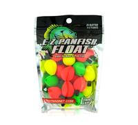 TROUT MAGNET - E-Z Panfish Floats - 24 Pack Slotted Fishing Float - Perfect for Trout, Panfish, and Crappie