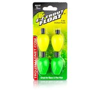 Trout Magnet E-Z Trout Float Fishing Bobbers, Easy Depth Adjustment, Ideal To Drift Small Lures Or Bait 4-Pack yellow