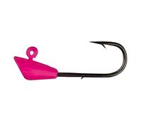 Trout Magnet Jig Heads - 1/64 oz Pink 25 Pack - Shad Dart Head Shape Hook with Lure Body Securing Barb - Balanced Jigs and Hooks for Trout, Crappie, Bass, Panfish - Freshwater Saltwater Fishing Gear