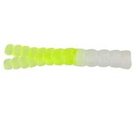 Trout Magnet Split-Tail Grub Body - White Chartreuse - 50 Pack