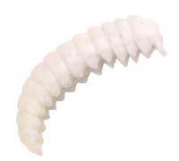 Trout Master Camola 30 mm - 15 Artificial Bee Maggots, Colour/Aroma: White/Shrimp