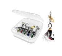 Trout Spinners-5PCS Fly Fishing Lures Fly Fishing Flies Wet Flies Lures with Spinner for Bass Sunfish,Artificial Bait Hooks for Bass Trout Salmon Fishings,Suitable for Freshwater and Saltwater（5pcs）