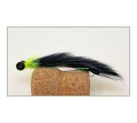 Troutflies UK Booby Fishing Fly, 4 Pack Black Booby Snake Flies, Size L, Rear Hook, Fly Fishing
