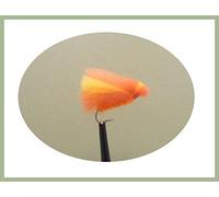 Troutflies UK Bung Fishing Flies, 6 Pack Orange & Yellow, Size 10, Trout Fly