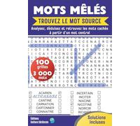 Trouvez le mot source: analysez, déduisez et retrouvez les mots cachés à partir d’un mot central