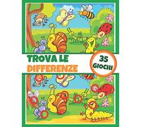 Trova le differenze - 35 giochi: Libro di attività per bambini - Libro di giochi - A partire da 5 anni - Completamente colorabile