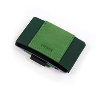 TROVE Swift: Green Slim Minimalist Leather Wallet and Card-case