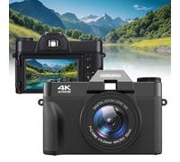 Trovoro Digital Camera, 4k 75 Million True Pixels, Af Smart Focus, Time-Lapse Video Function, 19 Adjustable Filters, 3" Lcd Screen, Support Wi-Fi Transmission (Standard bare metal)