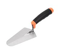 Trowel 2 Pcs 6" Masonry Pointing Trowel and Gauging SetHand Tool with Soft Grip Handle, Margin for Bricklaying