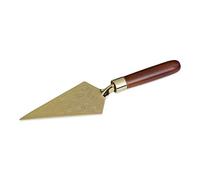 Trowel with Wood Handle and Decorated Gold Blade Masonic Gift