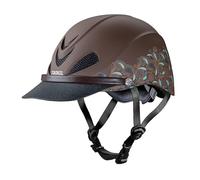 Troxel Dakota Performance Helmet, Turquoise Paisley, Large