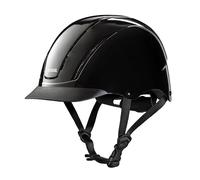 Troxel Spirit Full Coverage Horse Riding Helmet, Low-Profile Adjustable Design, Safety Horseback Riding Gear, Medium (7 - 7-3/8), Black