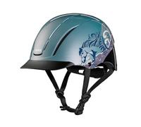 Troxel Spirit Full Coverage Horse Riding Helmet, Low-Profile & Adjustable, Safety Horseback Riding Gear, Extra Small (6-1/4 - 6-1/2), Sky Dreamscape