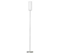 Troy 3 Satin Nickel Glass And Metal Floor Lamp EGLO White One Size
