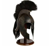 Troy Achilles Helmet European Knight Battle Warrior helmet Medieval Greek Spartan helmet Crusaders Larp Roleplay costume