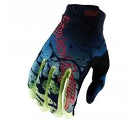 Troy Lee Designs Air Drip Youth Motocross Gloves, red-green-blue, size XL