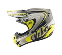 Troy Lee 2026 Motocross Helmet GP PRO Crossover Grey Flo Yellow