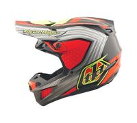 Troy Lee 2026 Motocross Helmet SE5 Composite Stripes Black Infra Red
