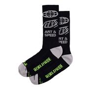 Troy Lee Design Performance Worldwide Socks - Black / L/XL