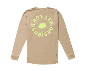 Troy Lee Design Ruckus The Fuzz Long Sleeve Ride Tee - Timber / Small