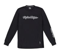 Troy Lee Design Skyline Signature Long Sleeve Ride Tee - Black / Small