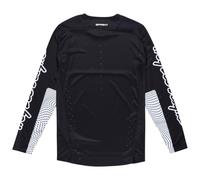 Troy Lee Design Sprint Mono Long Sleeve Jersey - Black / XLarge