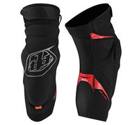 Troy Lee Designs 2025 Motocross Raid Knee Guards Solid Black MX Off Road MTB