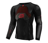 Troy Lee Designs 2025 Motocross Stage Ghost D30 LS Protection Baselayer Black