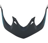 Troy Lee Designs A1 Helmet Peak, grey/blue, One size