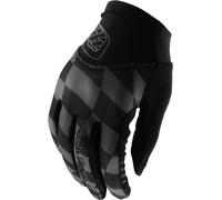 Troy Lee Designs Ace Twisted Checkers Ladies Bicycle Gloves, black-grey, size S for Women