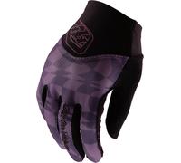 Troy Lee Designs Ace Twisted Checkers Ladies Bicycle Gloves, black-purple, size L for Women