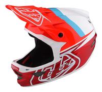 Troy Lee Designs D3 Fiberlite Full Face MTB Helmet Slant Red
